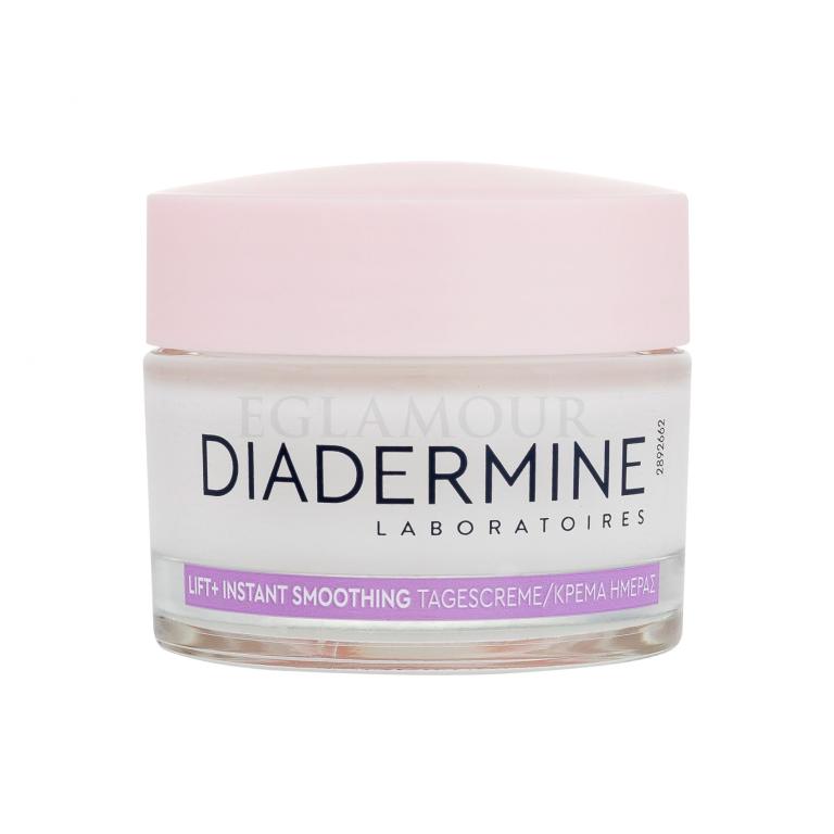 Diadermine Lift+ Instant Smoothing Anti-Age Day Cream Krem do twarzy na dzień dla kobiet 50 ml Uszkodzone pudełko