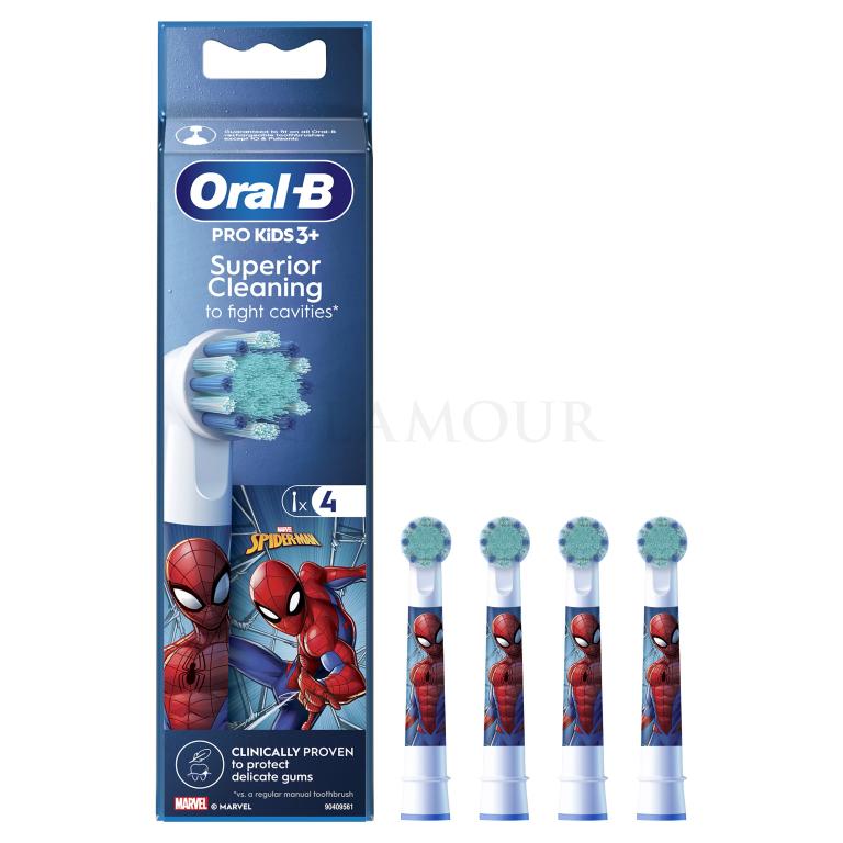 Oral-B Kids Brush Heads Spider-Man Wymianna głowica dla dzieci Zestaw