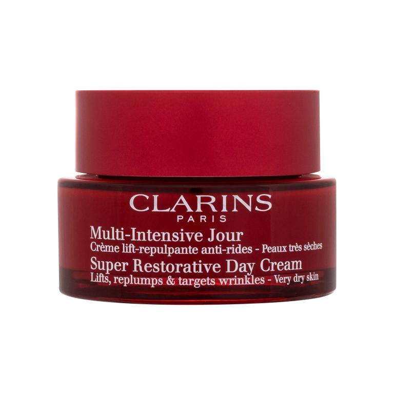 Clarins Super Restorative Day Cream Very Dry Skin Krem do twarzy na dzień dla kobiet 50 ml Uszkodzone pudełko