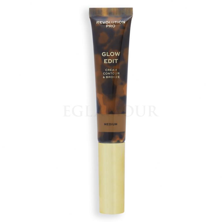 Revolution Pro Glow Edit Cream Contour &amp; Bronze Korektor dla kobiet 15 ml Odcień Medium