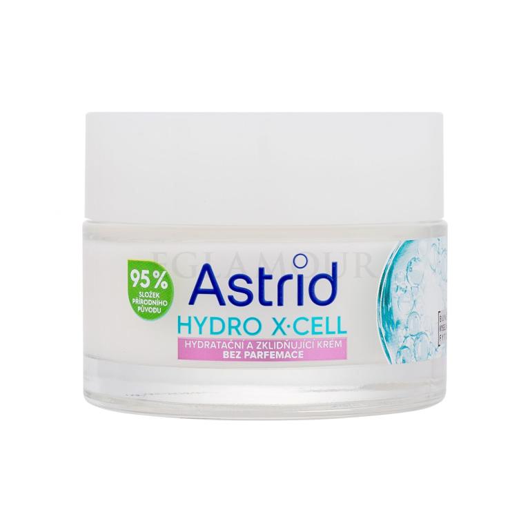 Astrid Hydro X-Cell Hydrating &amp; Soothing Cream Krem do twarzy na dzień dla kobiet 50 ml