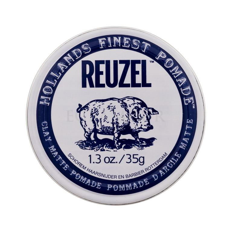 Reuzel Hollands Finest Pomade Clay Matte Pomade Stylizacja włosów dla mężczyzn 35 g