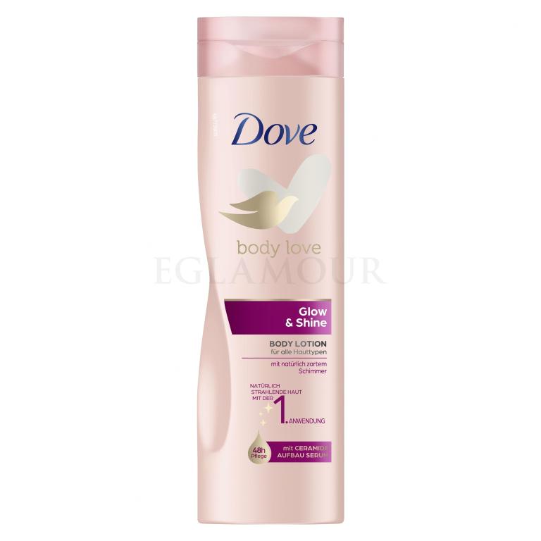 Dove Body Love Glow &amp; Shine Mleczko do ciała dla kobiet 250 ml