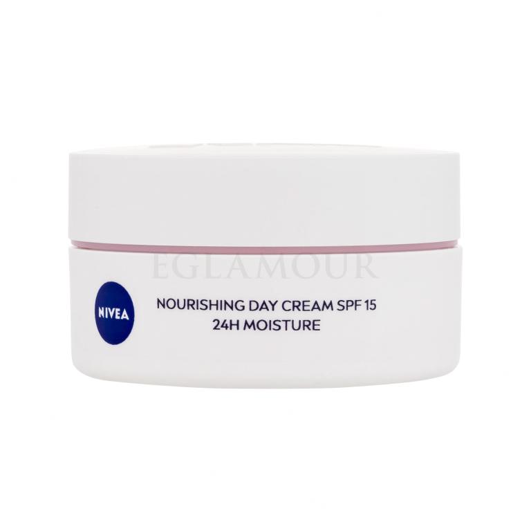 Nivea Nourishing Day Cream SPF15 Krem do twarzy na dzień dla kobiet 50 ml