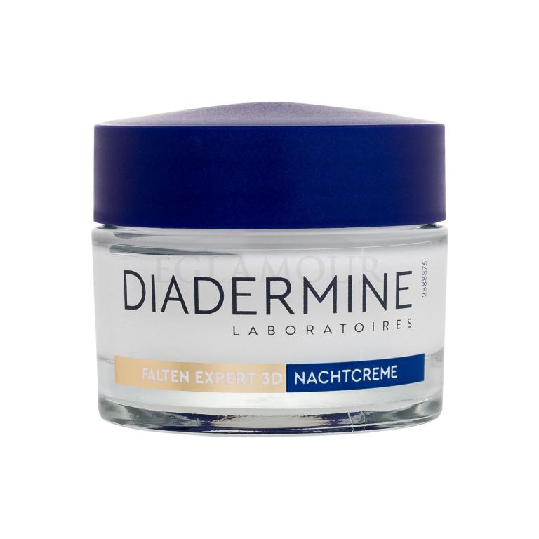 Diadermine Age Supreme Wrinkle Expert 3D Night Cream Krem na noc dla kobiet 50 ml Uszkodzone pudełko