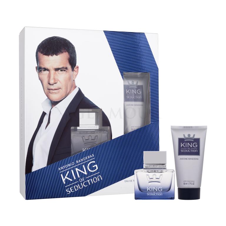 Banderas King of Seduction Zestaw woda toaletowa 50 ml + balsam po goleniu 50 ml