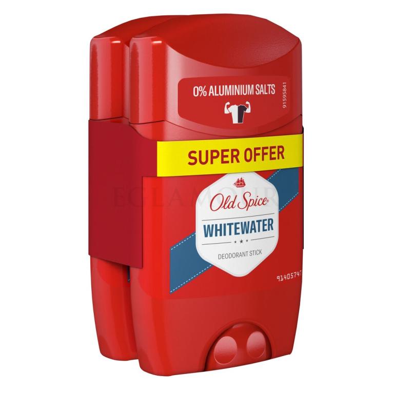 Old Spice Whitewater Dezodorant dla mężczyzn 2x50 ml