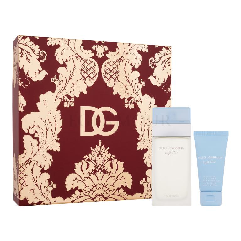 Dolce&amp;Gabbana Light Blue Zestaw woda toaletowa 100 ml + krem do ciała 50 ml