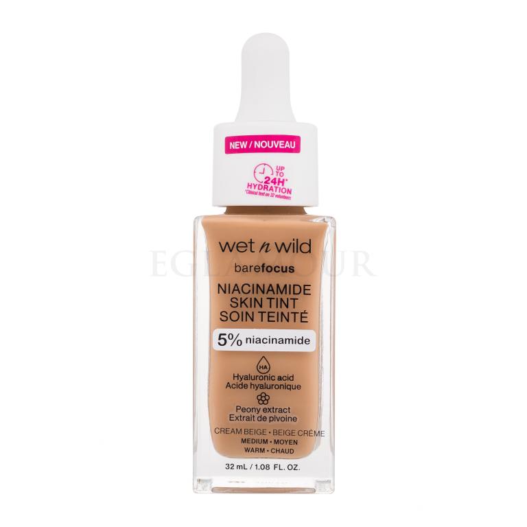 Wet n Wild Bare Focus Niacinamide Skin Tint Podkład dla kobiet 32 ml Odcień Medium