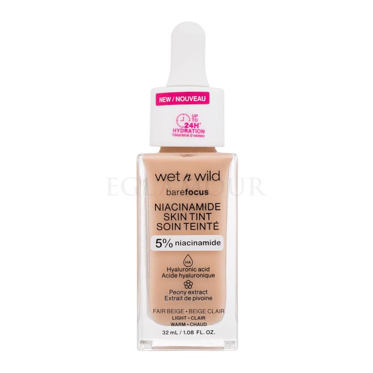 Wet n Wild Bare Focus Niacinamide Skin Tint Podkład dla kobiet 32 ml Odcień Light