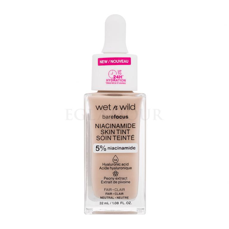 Wet n Wild Bare Focus Niacinamide Skin Tint Podkład dla kobiet 32 ml Odcień Fair