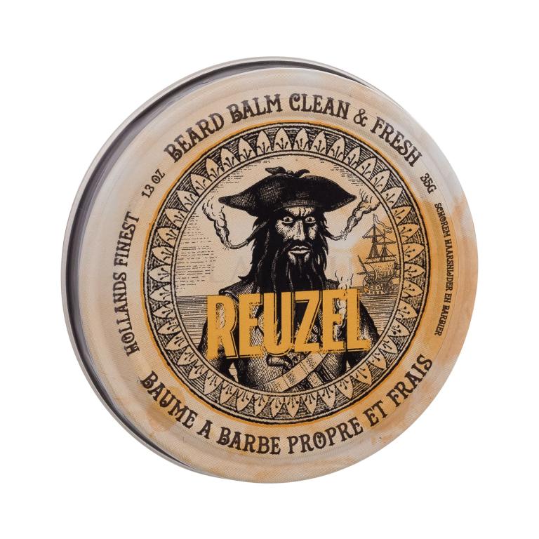 Reuzel Beard Balm Clean &amp; Fresh Balsam na wąsy dla mężczyzn 35 g