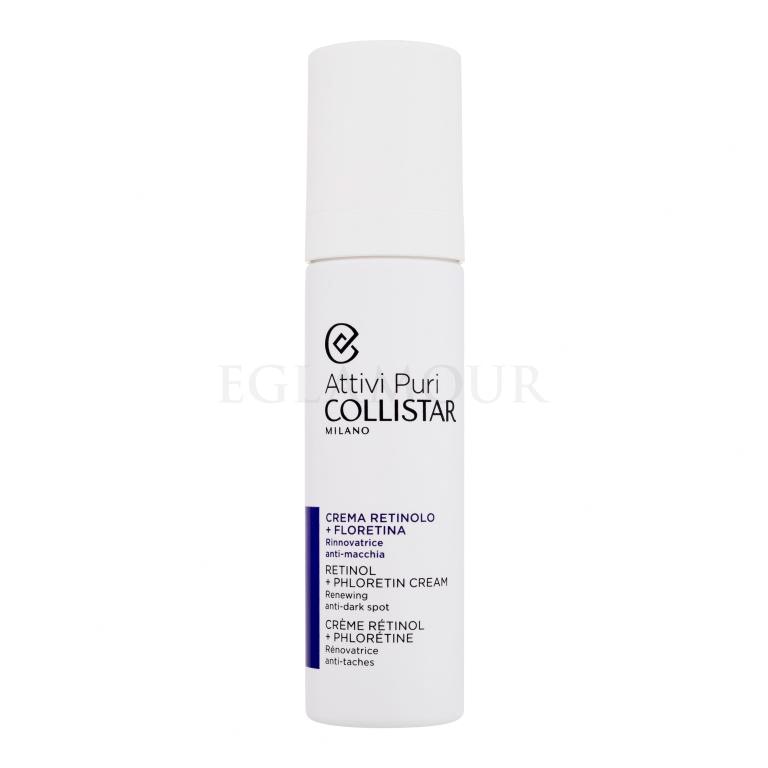 Collistar Pure Actives (Attivi Puri) Retinol + Phloretin Cream Krem do twarzy na dzień dla kobiet 50 ml