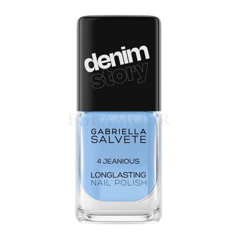 Gabriella Salvete Denim Story Longlasting Nail Polish Lakier do paznokci dla kobiet 11 ml Odcień 04 Jeanious