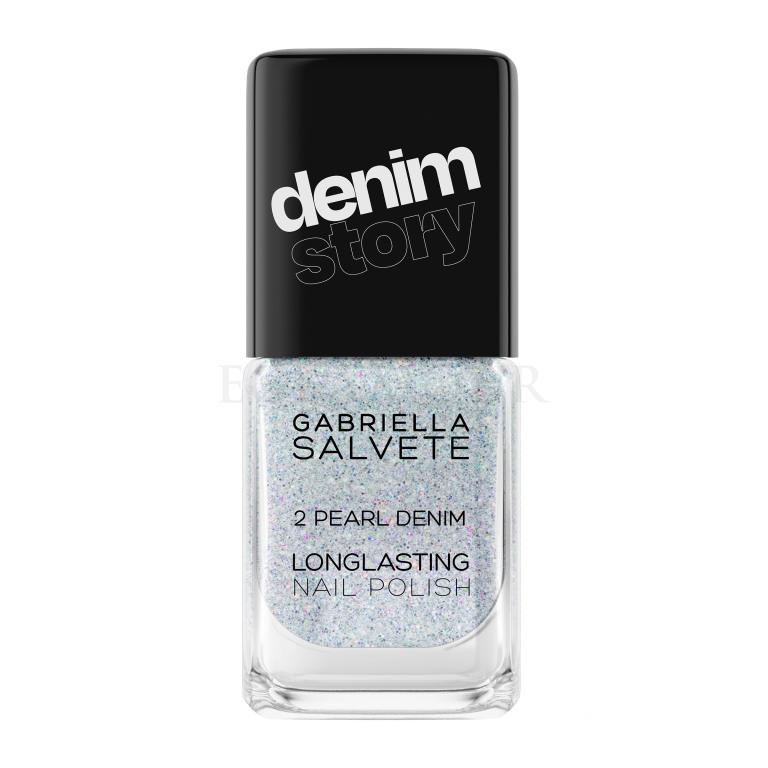 Gabriella Salvete Denim Story Longlasting Nail Polish Lakier do paznokci dla kobiet 11 ml Odcień 02 Pearl Denim