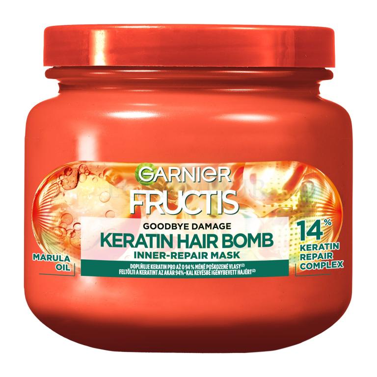 Garnier Fructis Goodbye Damage Keratin Hair Bomb Maska do włosów dla kobiet 320 ml