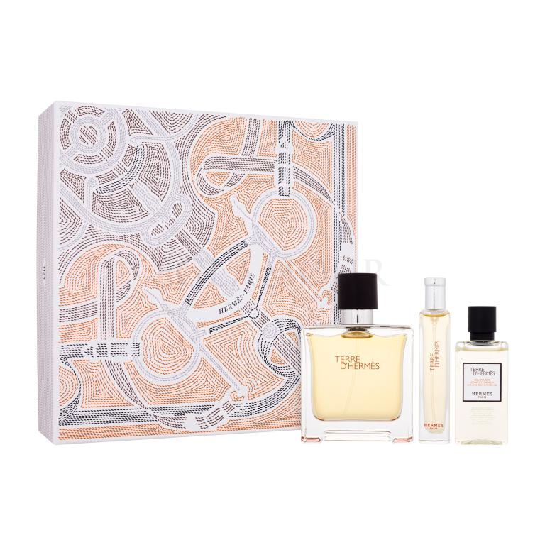 Hermes Terre d´Hermès Zestaw perfumy 75 ml + perfumy 15 ml + żel pod prysznic 40 ml