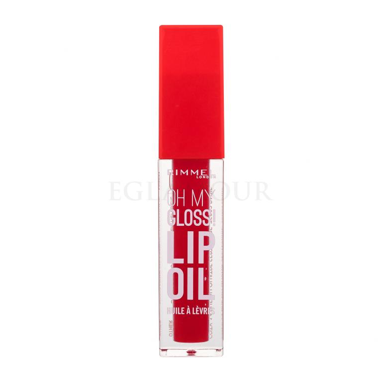 Rimmel London Oh My Gloss! Lip Oil Olejek do ust dla kobiet 4,5 ml Odcień 004 Vivid Red