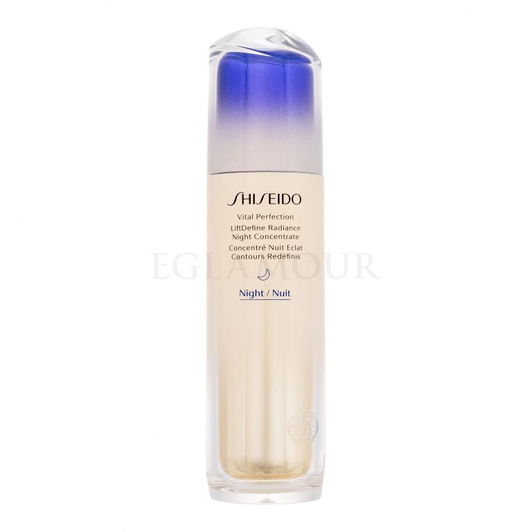 Shiseido Vital Perfection LiftDefine Radiance Night Concentrate Serum do twarzy dla kobiet 80 ml