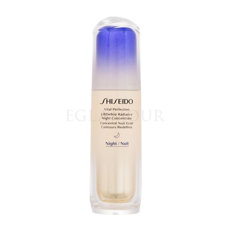 Shiseido Vital Perfection LiftDefine Radiance Night Concentrate Serum do twarzy dla kobiet 40 ml