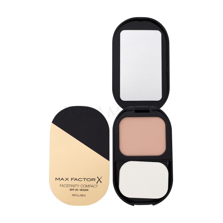 Max Factor Facefinity Compact SPF20 Podkład dla kobiet 10 g Odcień 040 Creamy Ivory