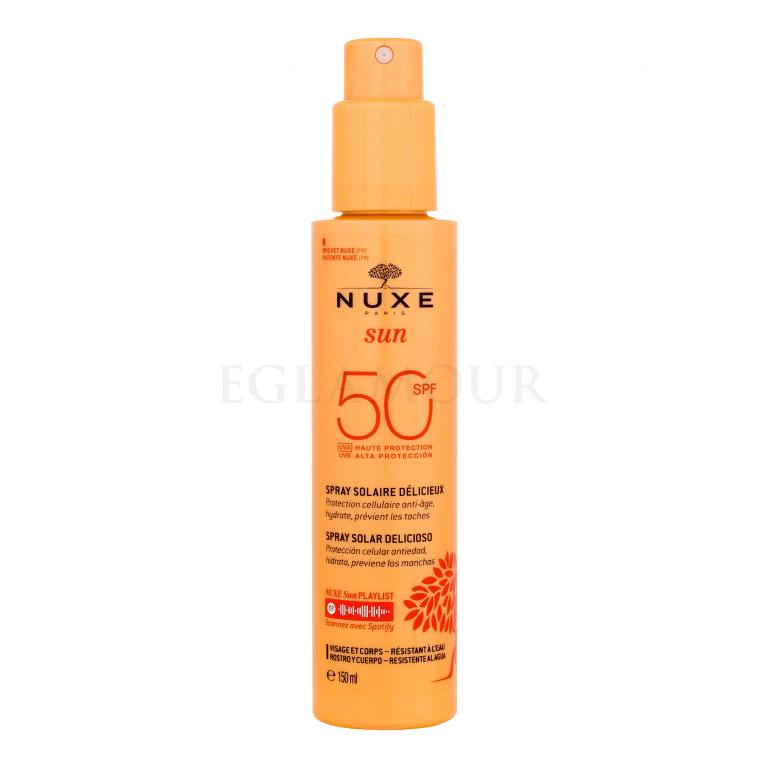 NUXE Sun Delicious Spray SPF50 Preparat do opalania ciała 150 ml tester