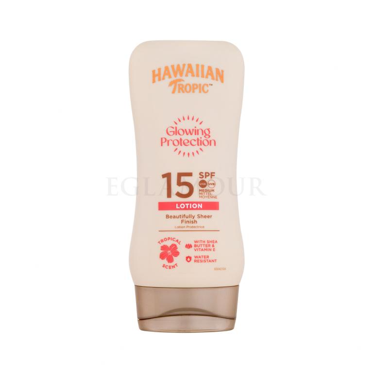 Hawaiian Tropic Glowing Protection Lotion SPF15 Preparat do opalania ciała 180 ml