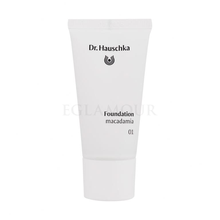 Dr. Hauschka Foundation Podkład dla kobiet 30 ml Odcień 01 Macadamia