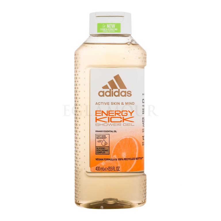 Adidas Energy Kick Żel pod prysznic dla kobiet 400 ml uszkodzony flakon