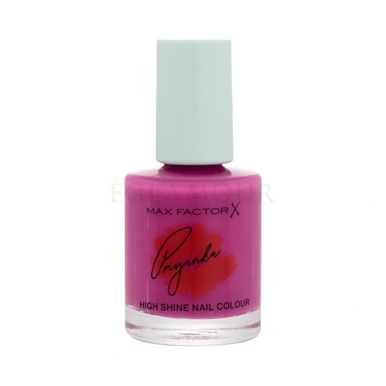 Max Factor Priyanka High Shine Nail Colour Lakier do paznokci dla kobiet 12 ml Odcień 310 Flourishing Lilac