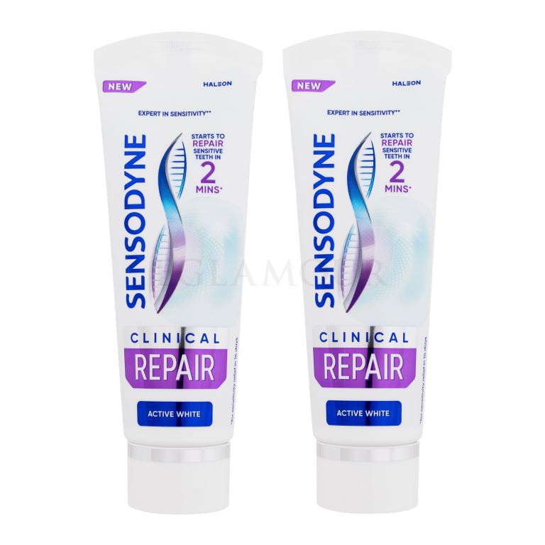 Sensodyne Clinical Repair Active White Duo Pasta do zębów Zestaw