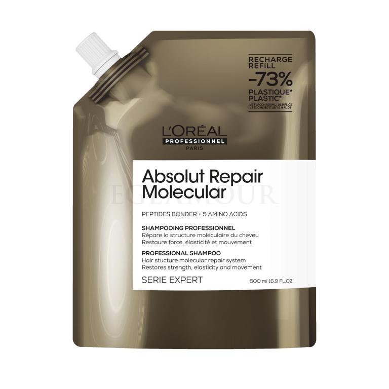 L&#039;Oréal Professionnel Absolut Repair Molecular Professional Shampoo Szampon do włosów dla kobiet Napełnienie 500 ml