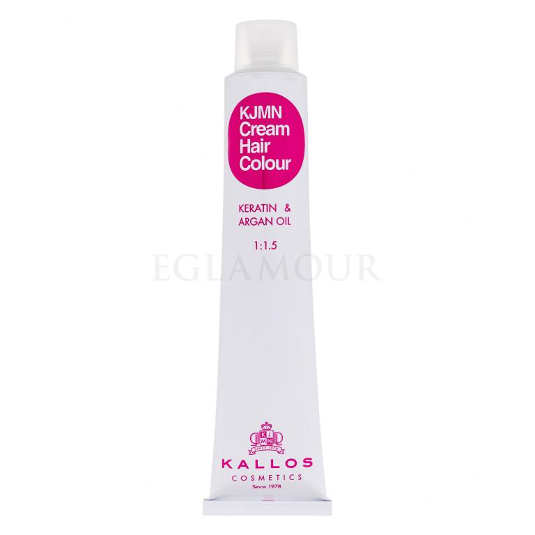 Kallos Cosmetics KJMN Cream Hair Colour Keratin &amp; Argan Oil Farba do włosów dla kobiet 100 ml Odcień 7.32 Cinnamon