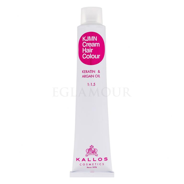 Kallos Cosmetics KJMN Cream Hair Colour Keratin &amp; Argan Oil Farba do włosów dla kobiet 100 ml Odcień 7.45 Medium Copper Mahogany Blond