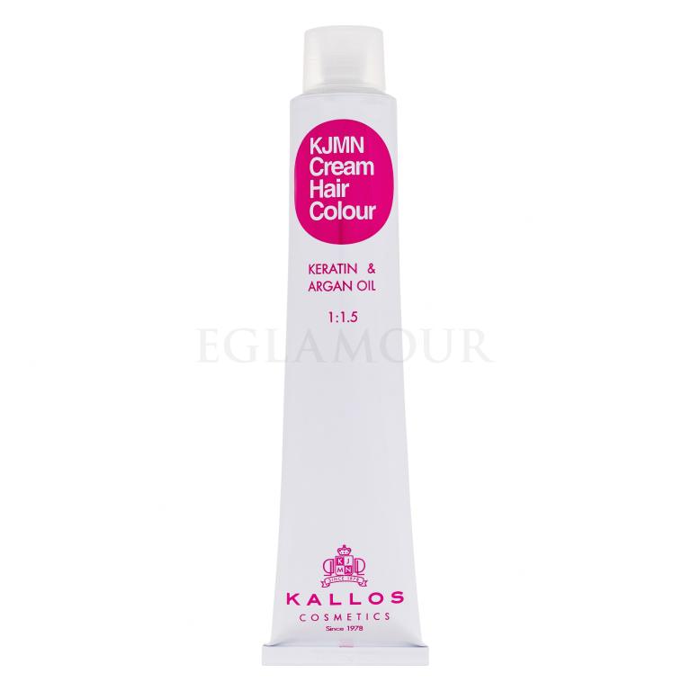 Kallos Cosmetics KJMN Cream Hair Colour Keratin &amp; Argan Oil Farba do włosów dla kobiet 100 ml Odcień 4.45 Coffee