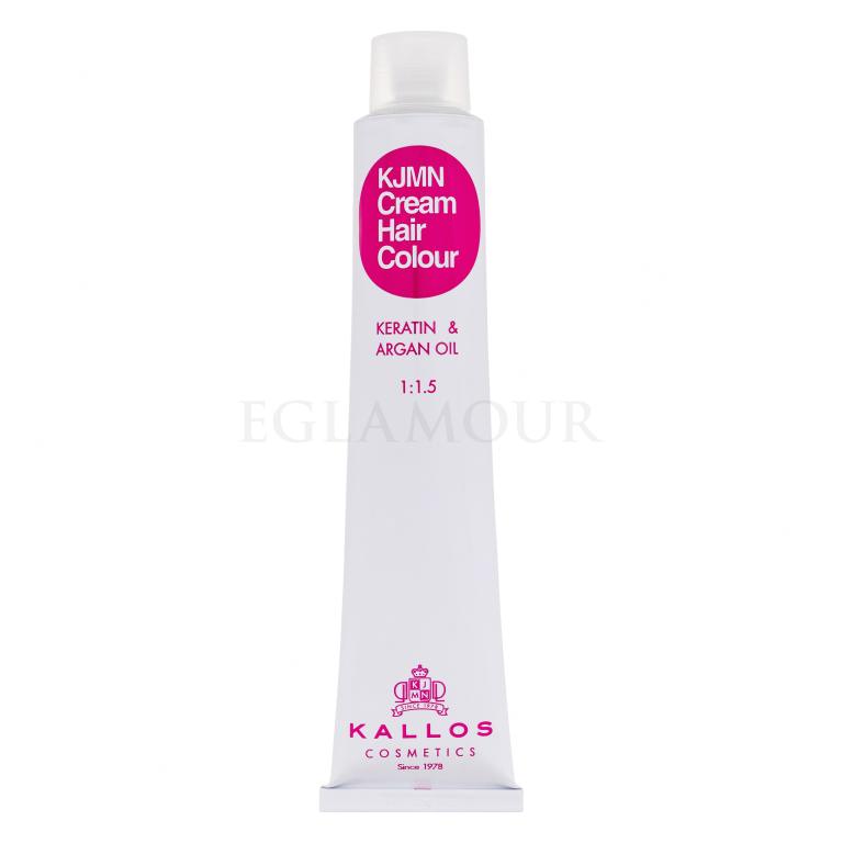 Kallos Cosmetics KJMN Cream Hair Colour Keratin &amp; Argan Oil Farba do włosów dla kobiet 100 ml Odcień 5.5 Light Mahogany Brown