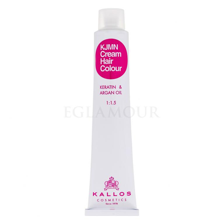 Kallos Cosmetics KJMN Cream Hair Colour Keratin &amp; Argan Oil Farba do włosów dla kobiet 100 ml Odcień 7.31 Cappuccino