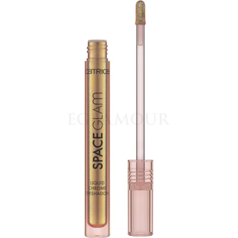 Catrice Space Glam Liquid Chrome Eyeshadow Cienie do powiek dla kobiet 2,2 ml Odcień 030 Galactic Glamour