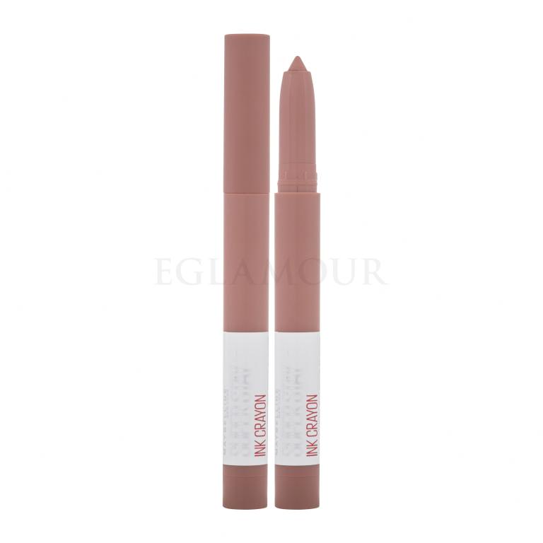 Maybelline Superstay Ink Crayon Matte Pomadka dla kobiet 1,5 g Odcień 95 Talk The Talk Uszkodzone opakowanie