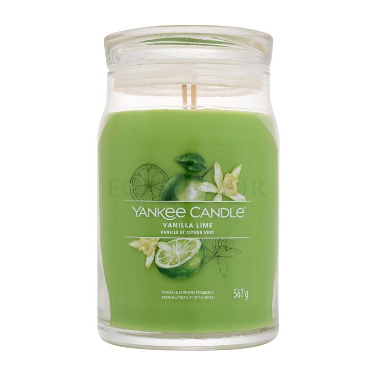 Yankee Candle Signature Vanilla Lime Świeczka zapachowa 567 g