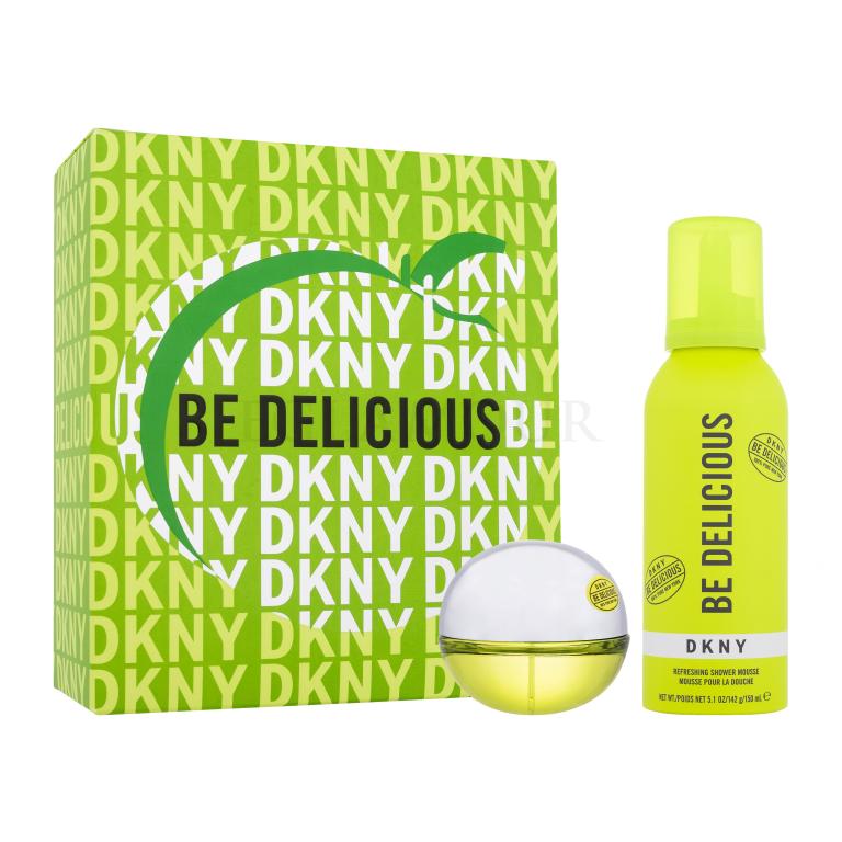 DKNY DKNY Be Delicious Zestaw woda perfumowana 30 ml + pianka pod prysznic 150 ml