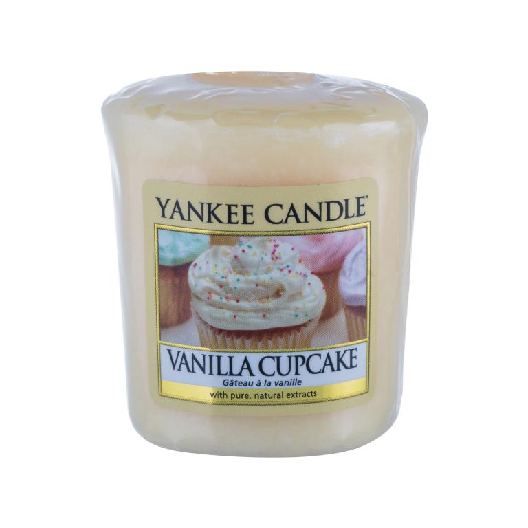 Yankee Candle Vanilla Cupcake Świeczka zapachowa 49 g defekt koloru