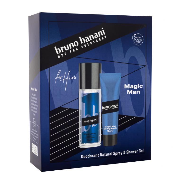 Bruno Banani Magic Man Zestaw dezodorant 75 ml + żel pod prysznic 50 ml Uszkodzone pudełko