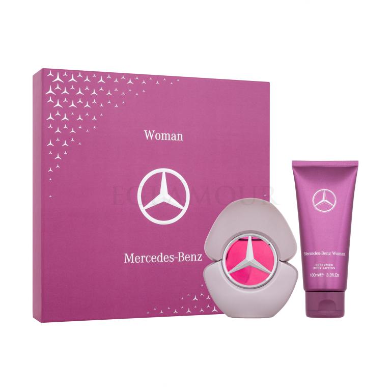 Mercedes-Benz Mercedes-Benz Woman Zestaw woda perfumowana 90 ml + mleczko do ciała 100 ml