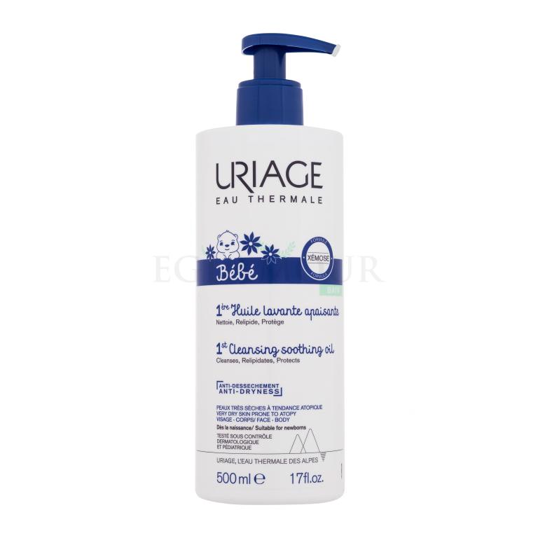 Uriage Bébé 1st Cleansing Soothing Oil Olejek pod prysznic dla dzieci 500 ml