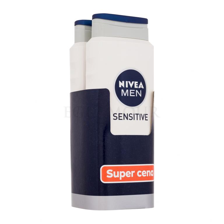 Nivea Men Sensitive Duopack Żel pod prysznic dla mężczyzn 2x500 ml