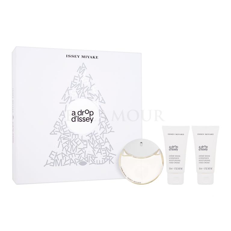 Issey Miyake A Drop d&#039;Issey Zestaw woda perfumowana 50 ml + krem do rąk 2 x 50 ml