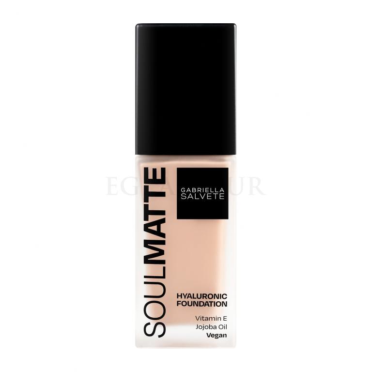 Gabriella Salvete Soulmatte Hyaluronic Foundation Podkład dla kobiet 30 ml Odcień 01N Porcelain Neutral