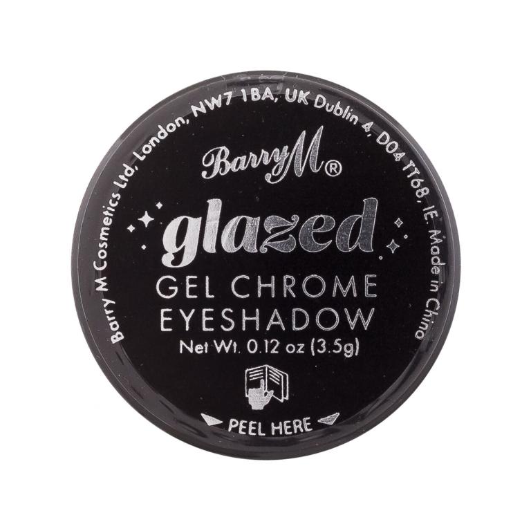 Barry M Glazed Gel Chrome Eyeshadow Cienie do powiek dla kobiet 3,5 g Odcień So Enticing