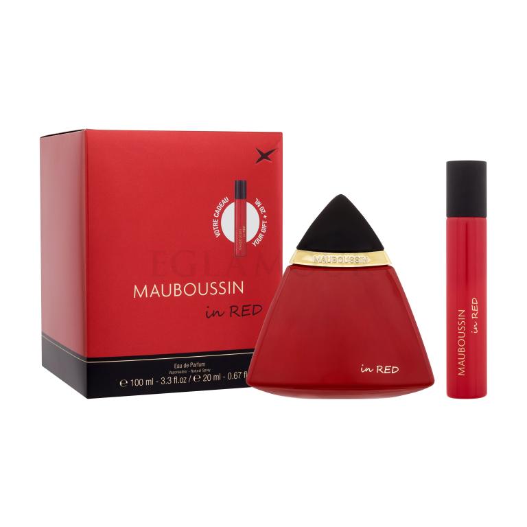 Mauboussin Mauboussin in Red Zestaw woda perfumowana 100 ml + woda perfumowana 20 ml